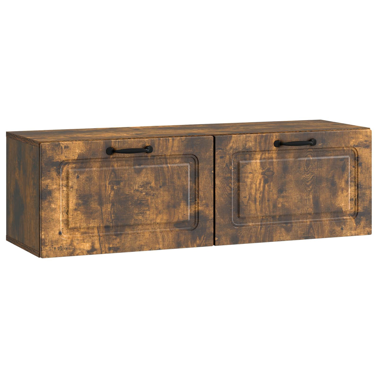 vidaXL Wandmontage TV-kast Zwart 59,5 x 41 x 30 cm Bewerkt hout