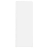vidaXL Opslaghaak & Rek Zwart Eiken 25 x 24,5 x 64 cm Bewerkt hout
