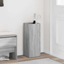vidaXL Opslaghaak & Rek Zwart Eiken 25 x 24,5 x 64 cm Bewerkt hout