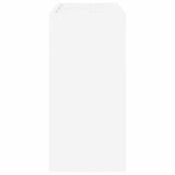 vidaXL Opslaghaak & Rek met opslag Wit 65 x 24 x 50 cm Bewerkt hout