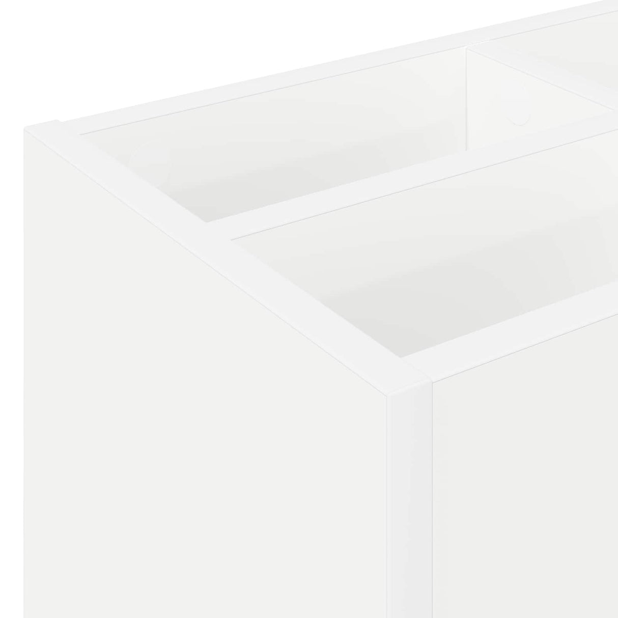 vidaXL Opslaghaak & Rek met opslag Wit 65 x 24 x 50 cm Bewerkt hout