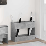 vidaXL Opslaghaak & Rek met opslag Wit 65 x 24 x 50 cm Bewerkt hout