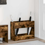 vidaXL Opslaghaak & Rek met opslag Wit 65 x 24 x 50 cm Bewerkt hout