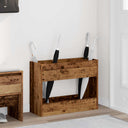 vidaXL Storage Hook & Rack with Storage White 65 x 24 x 50 cm Engineered Wood