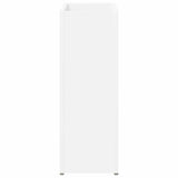 vidaXL Opslaghaak & Rek met opslag Wit 40 x 20 x 55,5 cm Bewerkt hout