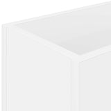 vidaXL Opslaghaak & Rek met opslag Wit 40 x 20 x 55,5 cm Bewerkt hout