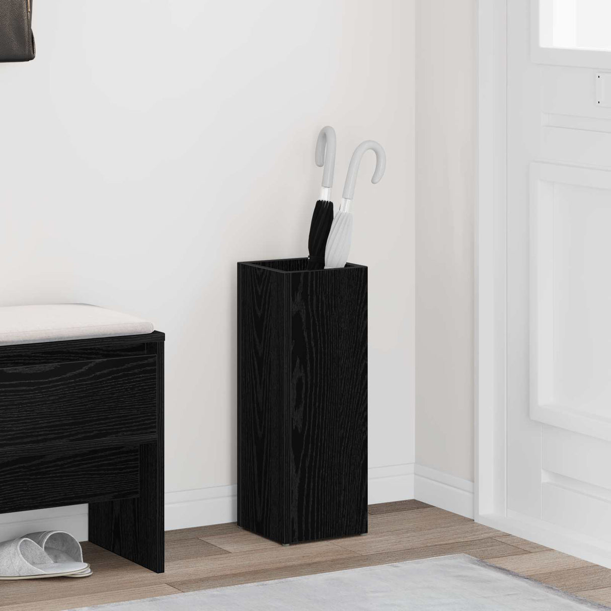 vidaXL Opslaghaak & Rek met opslag Wit 40 x 20 x 55,5 cm Bewerkt hout