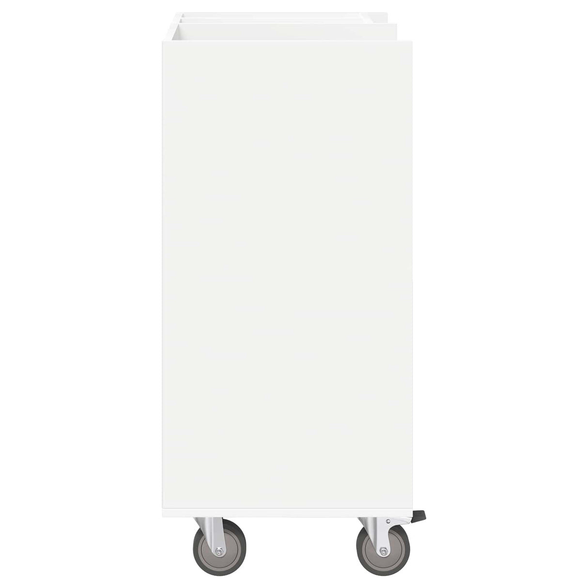 vidaXL Golfkast met wiel Effen Wit 65 x 45 x 98 cm