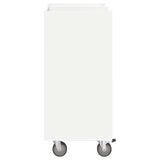 vidaXL Golfkast met wiel Effen Wit 65 x 45 x 98 cm