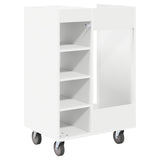 vidaXL Golfkast met wiel Effen Wit 65 x 45 x 98 cm