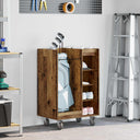 vidaXL Golfkast met wiel Effen Wit 65 x 45 x 98 cm