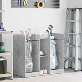 vidaXL Golfkast met wiel Effen Wit 65 x 45 x 98 cm
