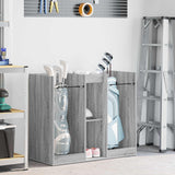 vidaXL Golfkast met wiel Effen Wit 65 x 45 x 98 cm