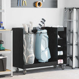 vidaXL Golfkast met wiel Effen Wit 65 x 45 x 98 cm