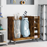 vidaXL Golfkast met wiel Effen Wit 65 x 45 x 98 cm