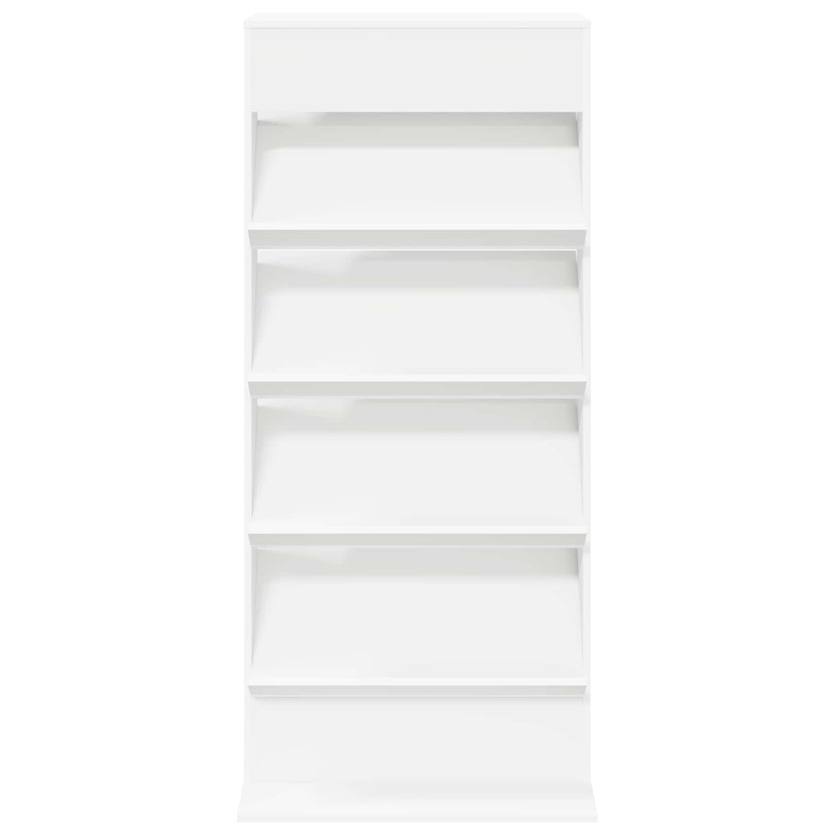 vidaXL Tijdschriftenrek Zwart Eiken 70 x 41 x 156 cm Bewerkt hout