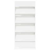 vidaXL Tijdschriftenrek Zwart Eiken 70 x 41 x 156 cm Bewerkt hout