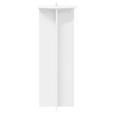 vidaXL Plantenstand 2 pcs Zwart 40 x 40 x 80 cm Bewerkt hout