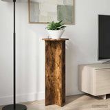 vidaXL Plantenstand 2 pcs Zwart 40 x 40 x 80 cm Bewerkt hout