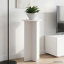 vidaXL Plantenstand 2 pcs Zwart 40 x 40 x 80 cm Bewerkt hout