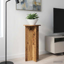 vidaXL Plantenstand 2 pcs Zwart 40 x 40 x 80 cm Bewerkt hout