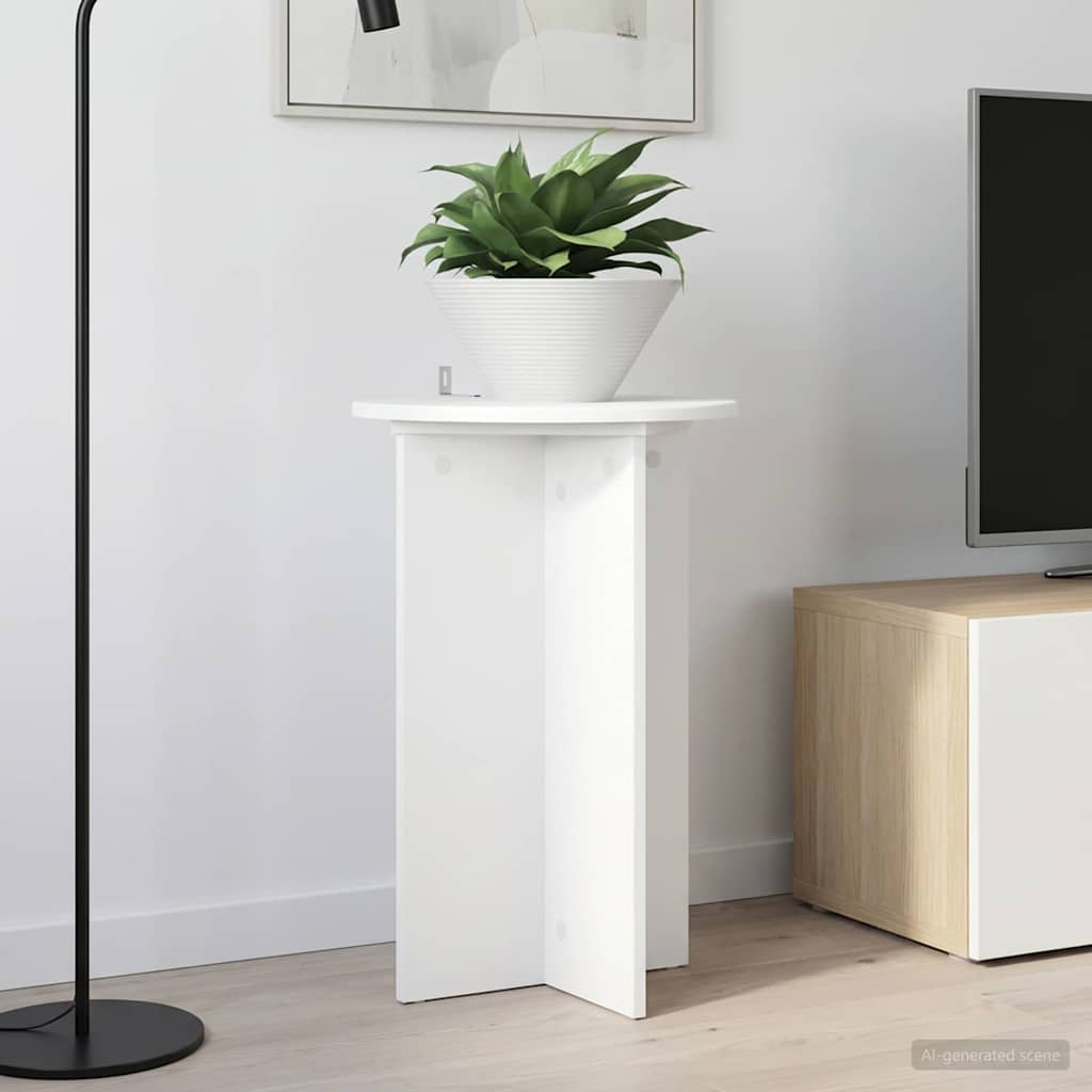 vidaXL Plantenstand 2 pcs Zwart 40 x 40 x 80 cm Bewerkt hout