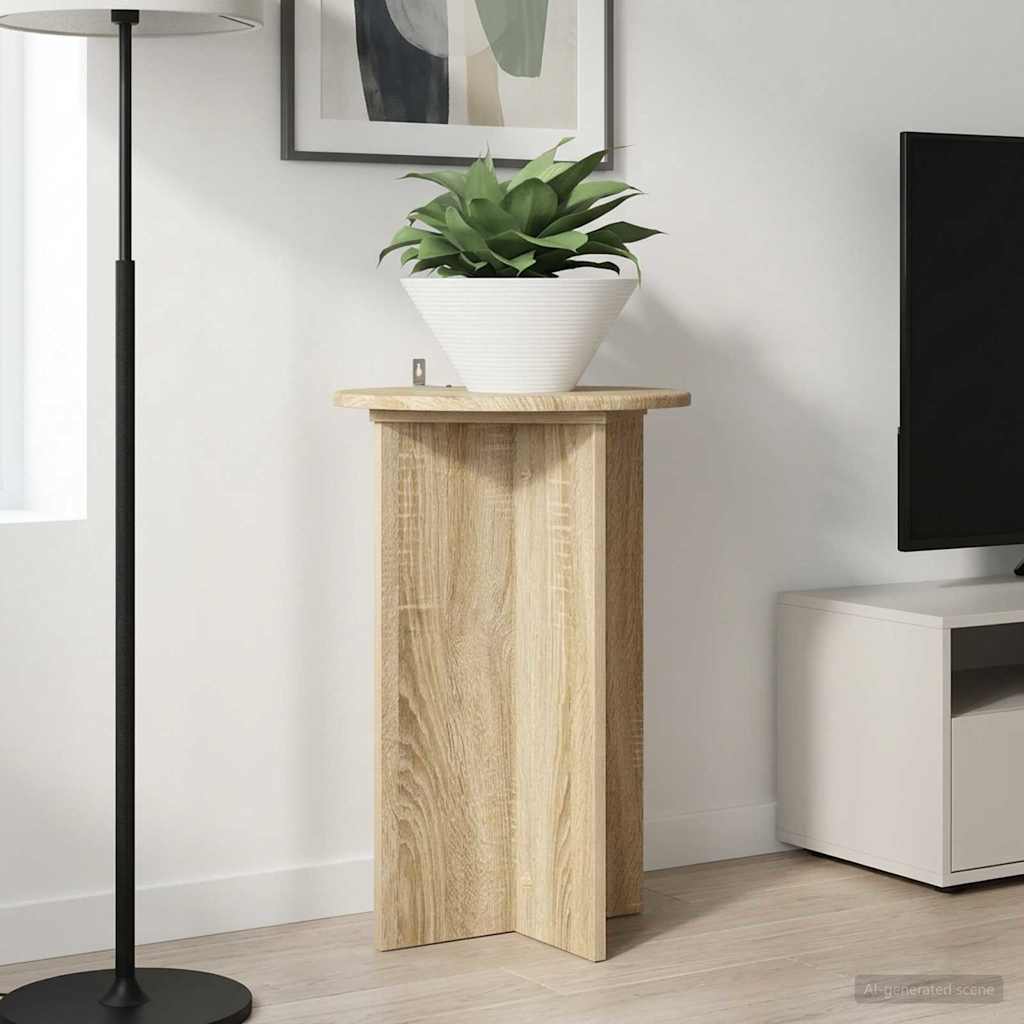 vidaXL Plantenstand 2 pcs Zwart 40 x 40 x 80 cm Bewerkt hout