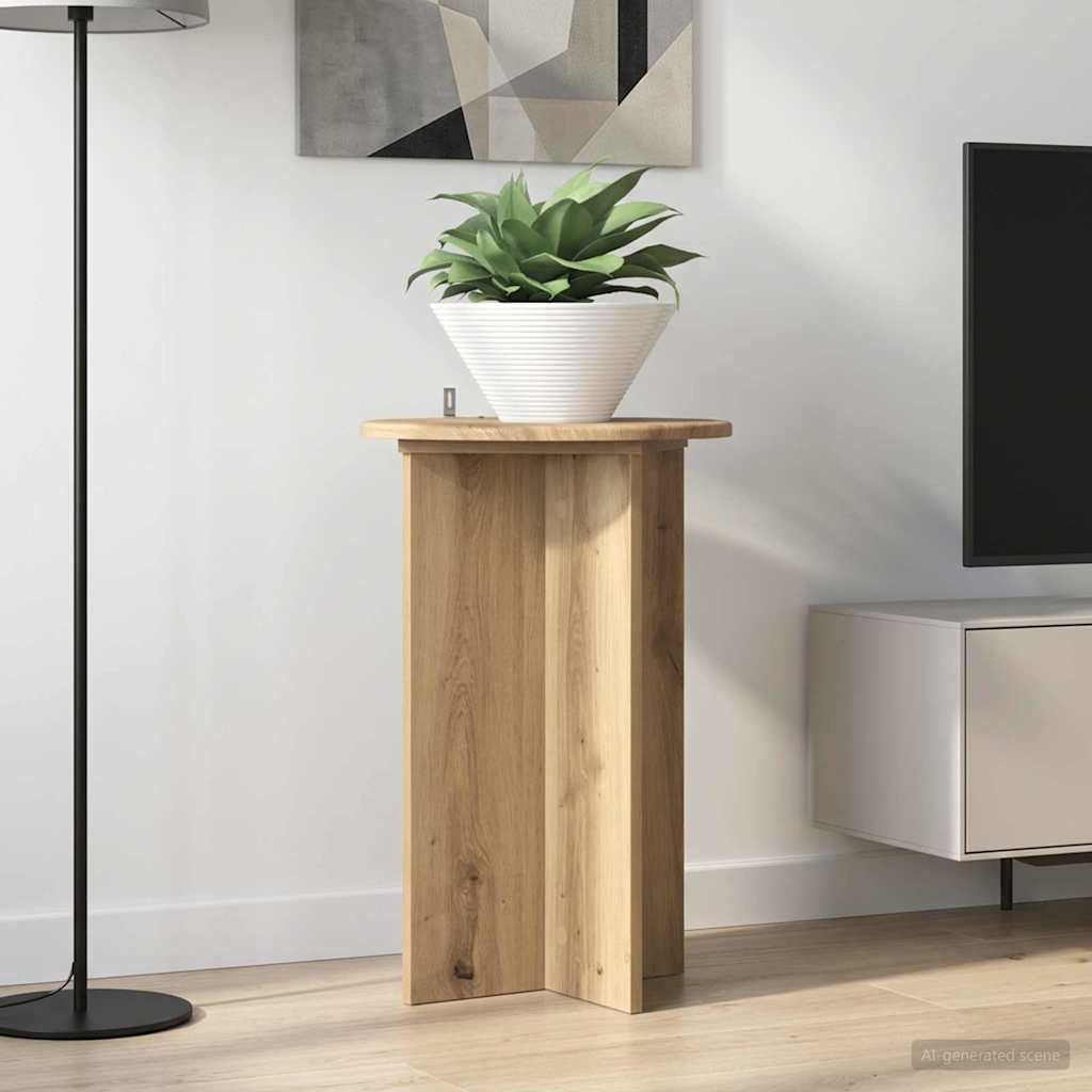 vidaXL Plantenstand 2 pcs Zwart 40 x 40 x 80 cm Bewerkt hout