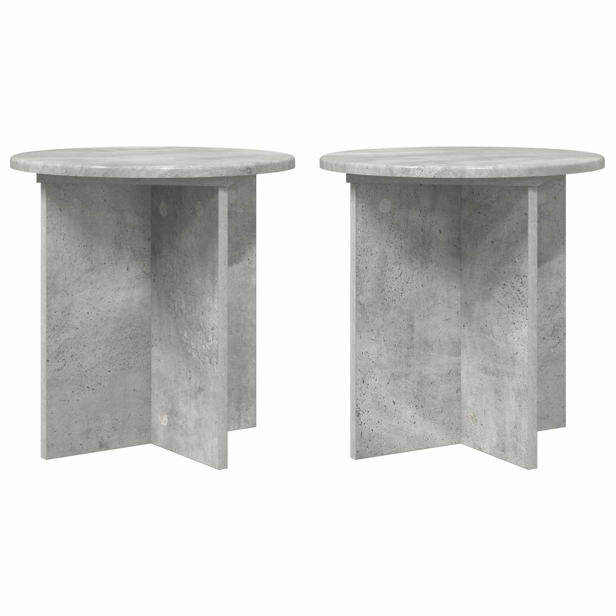 vidaXL Plantenstand 2 pcs Zwart 40 x 40 x 80 cm Bewerkt hout