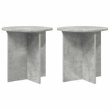 vidaXL Plantenstand 2 pcs Zwart 40 x 40 x 80 cm Bewerkt hout
