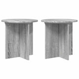 vidaXL Plantenstand 2 pcs Zwart 40 x 40 x 80 cm Bewerkt hout