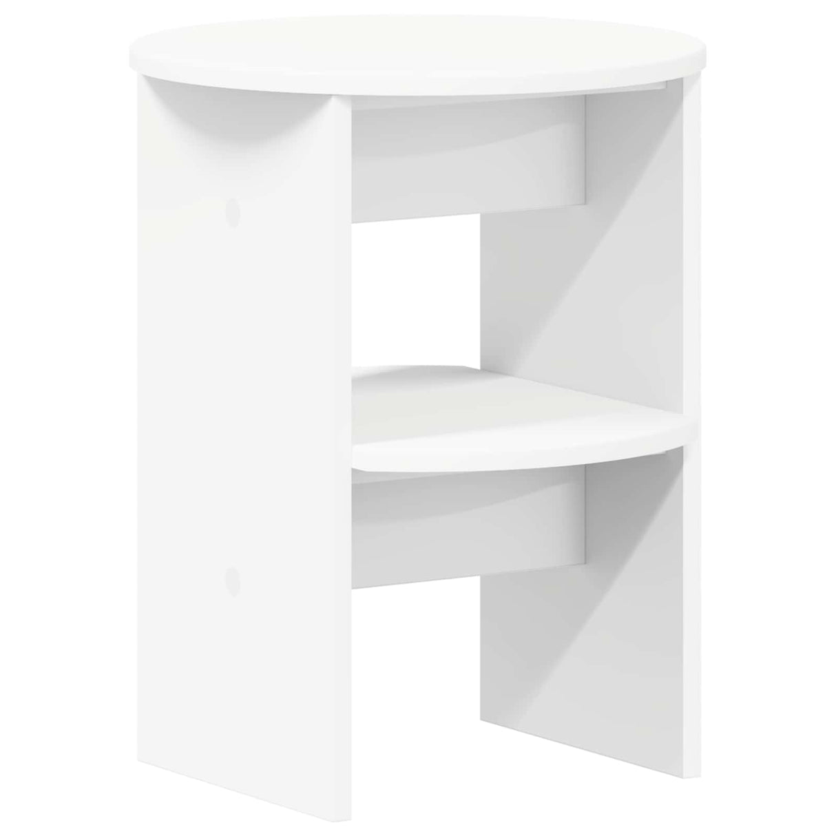 vidaXL Sideboard White Ø40 x 50 cm Engineered Wood
