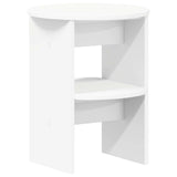 vidaXL Sideboard White Ø40 x 50 cm Engineered Wood
