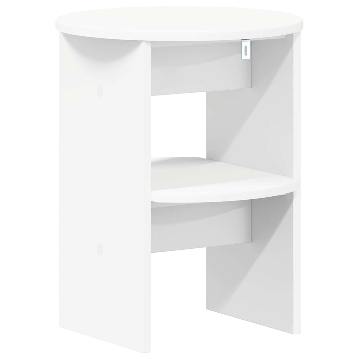 vidaXL Sideboard White Ø40 x 50 cm Engineered Wood