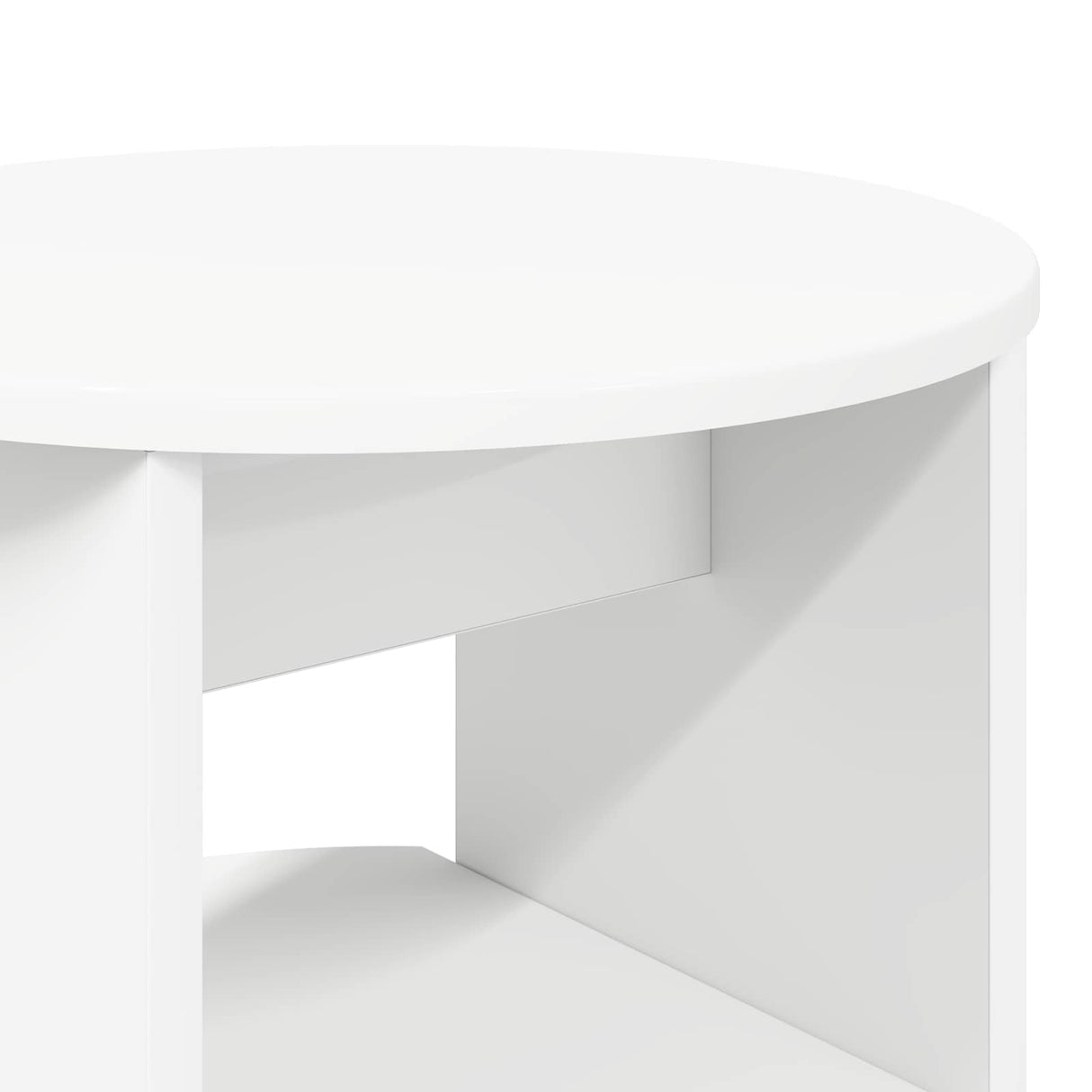 vidaXL Sideboard White Ø40 x 50 cm Engineered Wood