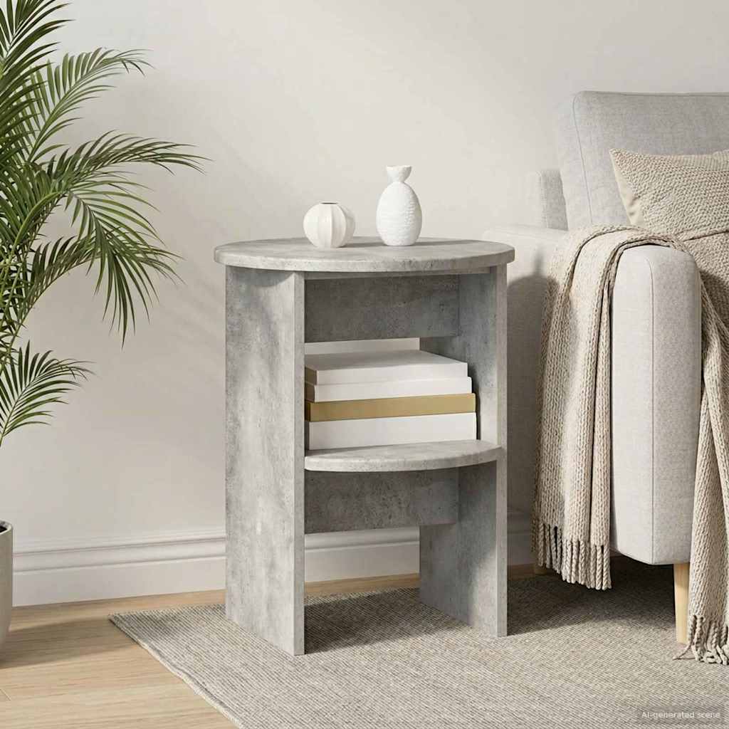 vidaXL Sideboard White Ø40 x 50 cm Engineered Wood