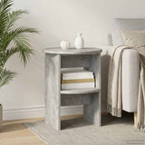 vidaXL Sideboard White Ø40 x 50 cm Engineered Wood