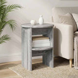 vidaXL Sideboard White Ø40 x 50 cm Engineered Wood