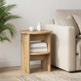 vidaXL Sideboard White Ø40 x 50 cm Engineered Wood