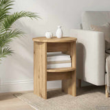 vidaXL Sideboard White Ø40 x 50 cm Engineered Wood