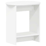 vidaXL Bijzettafel Wit 50 x 39,5 x 55 cm Geconstrueerd hout
