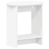 vidaXL Bijzettafel Wit 50 x 39,5 x 55 cm Geconstrueerd hout