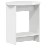 vidaXL Bijzettafel Wit 50 x 39,5 x 55 cm Geconstrueerd hout