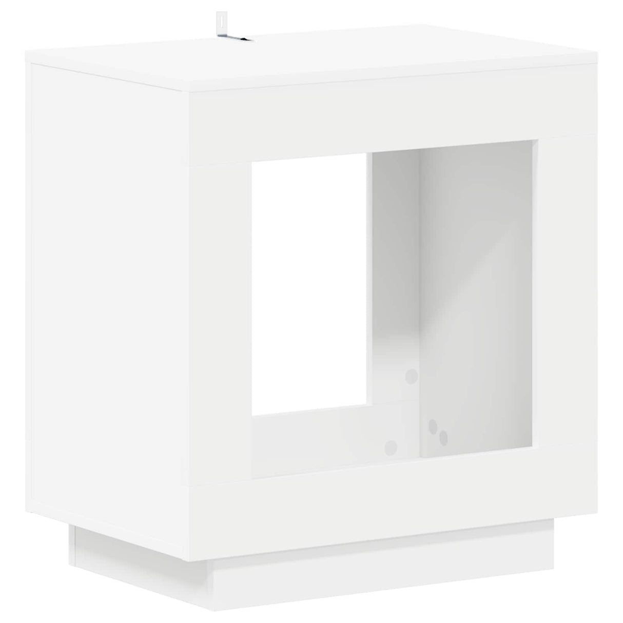 vidaXL Bijzettafel Wit 60 x 40 x 65 cm Bewerkt hout