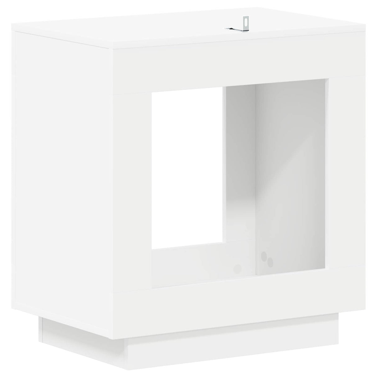 vidaXL Bijzettafel Wit 60 x 40 x 65 cm Bewerkt hout