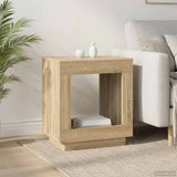 vidaXL Bijzettafel Wit 60 x 40 x 65 cm Bewerkt hout