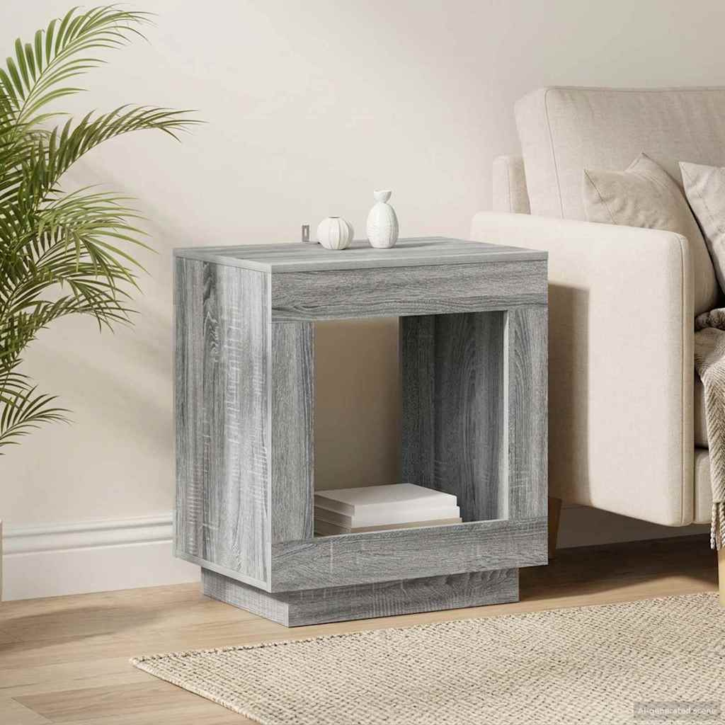vidaXL Bijzettafel Wit 60 x 40 x 65 cm Bewerkt hout