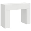 vidaXL Salontafel Wit 102 x 35 x 75 cm Bewerkt hout
