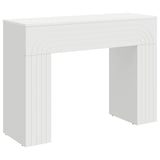 vidaXL Salontafel Wit 102 x 35 x 75 cm Bewerkt hout