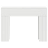 vidaXL Salontafel Wit 102 x 35 x 75 cm Bewerkt hout